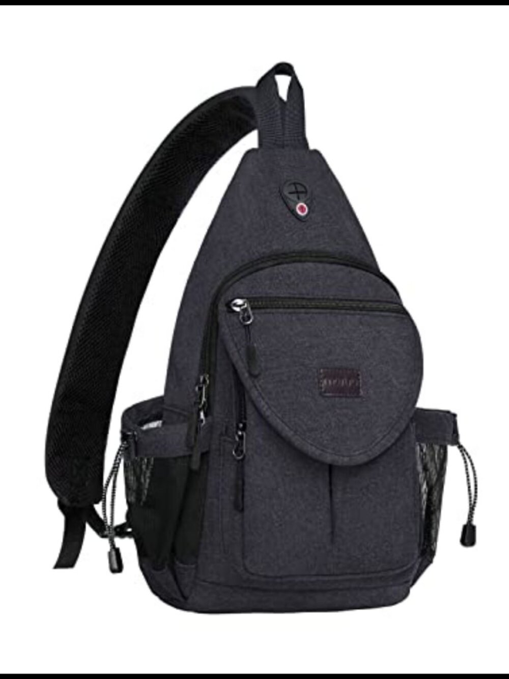 MOSISO Crossbody Sling Bag Canvas Shoulder Backpack Hiking Daypack